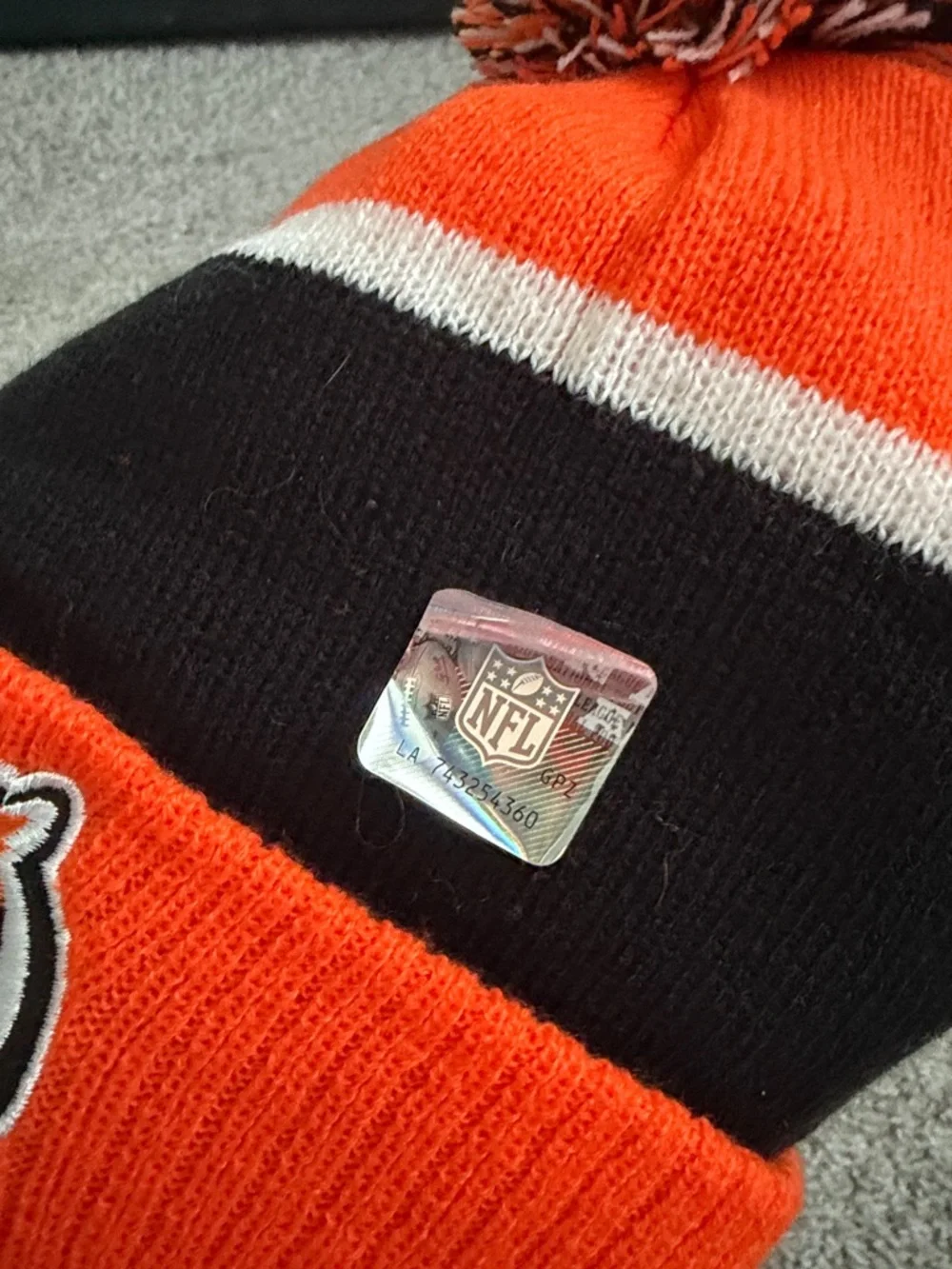 Cincinnati Bengals Winter Pom Pom Hat